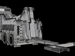 3D Volvo Recovery Broken Down Truck As Load Tenden Skin Pack 3D Модель