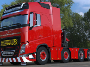 3D Volvo FH 8x4 3D Model