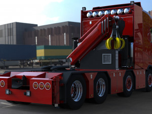 3D Volvo FH 8x4 3D Model