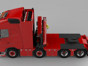 3D Volvo FH 8x4 3D Model