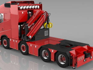3D Volvo FH 8x4 3D Model