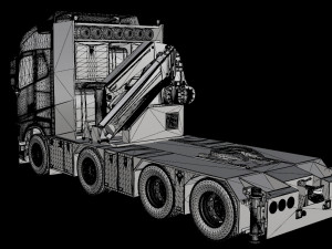 3D Volvo FH 8x4 3D Model