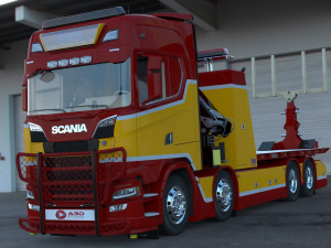 3D Scania S730 8x4 Recovery SWS Edition 3D Model