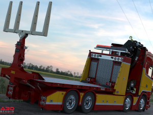 3D Scania S730 8x4 Recovery SWS Edition Model 3D