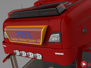 3D Scania S730 8x4 Recovery SWS Edition Model 3D