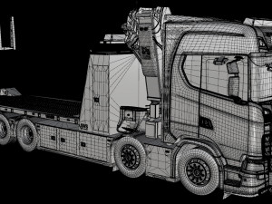 3D Scania S730 8x4 Recovery SWS Edition Model 3D