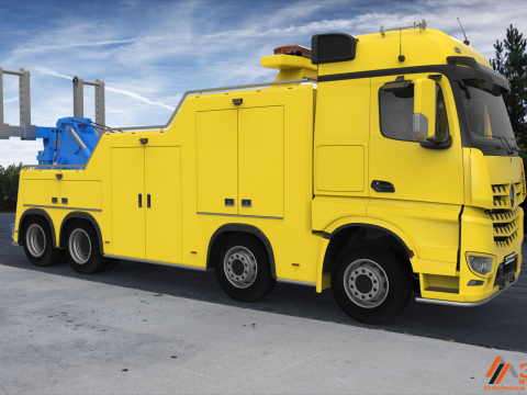 3D Mercedes Arocs Wrecker STOUWDAM Modelo 3D