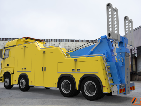3D Mercedes Arocs Wrecker STOUWDAM Modelo 3D