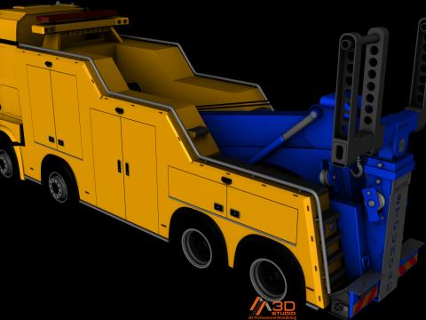 3D Mercedes Arocs Wrecker STOUWDAM Modelo 3D