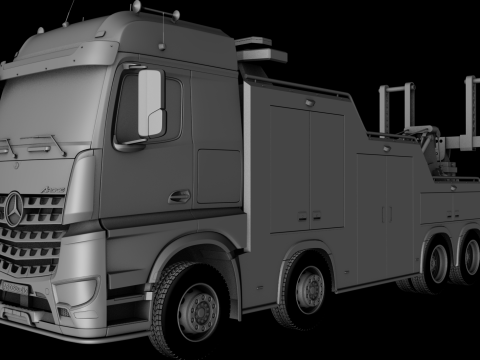 3D Mercedes Arocs Wrecker STOUWDAM Modelo 3D
