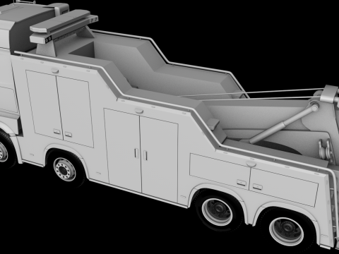 3D Mercedes Arocs Wrecker STOUWDAM Modelo 3D