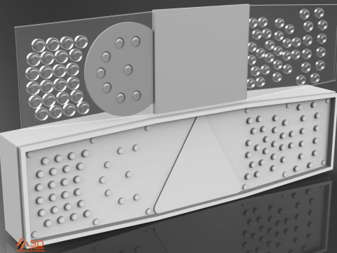 Rubbolite LED リアライト モデル 756 3D 3Dモデル