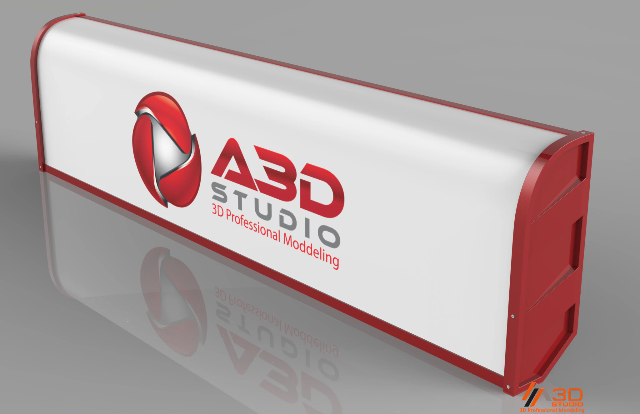 3D Nedking Lightbox Model 3D Model .c4d .max .obj .3ds .fbx .stl .blend