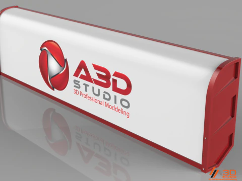 3D Nedking Lightbox Model 3D Model