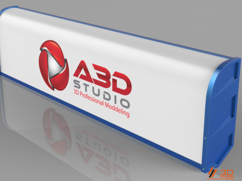 3D Nedking Lightbox Model 3D Modell