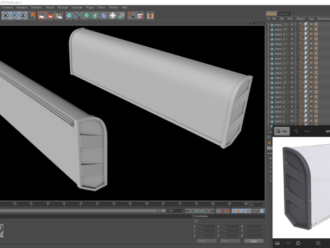 3D Nedking Lightbox Model 3D Modell