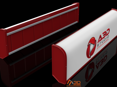 3D Truckjunkie Lightbox Model 3D 모델