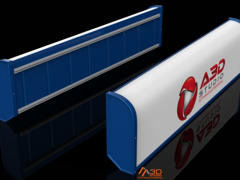 3D Truckjunkie Lightbox Model 3D 모델