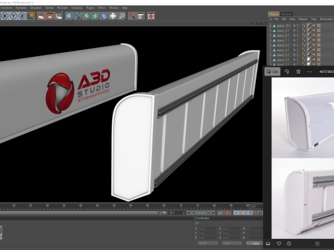 3D Truckjunkie Lightbox Model 3D 모델