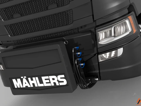 3D Mahlers Front Unit Shield V2 3D Model