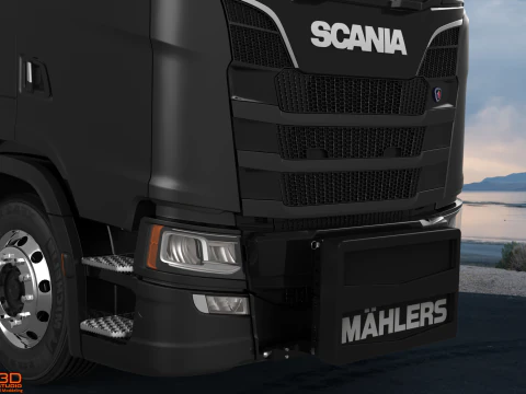 3D Mahlers Front Unit Shield V2 3D Model