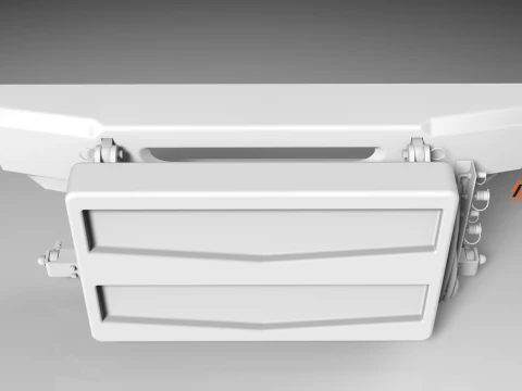 3D Mahlers Front Unit Shield V2 3D Model