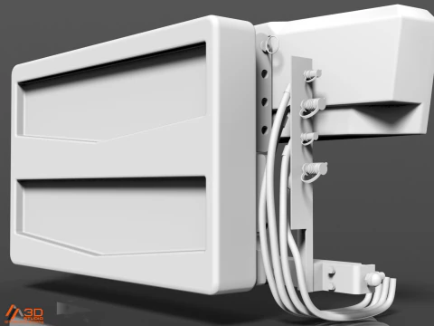 3D Mahlers Front Unit Shield V2 3D Model