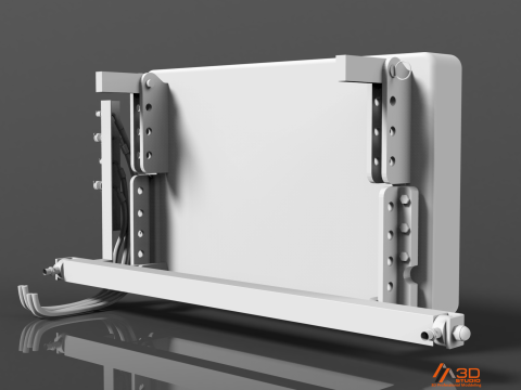 3D Mahlers Front Unit Shield V2 Modèle 3D