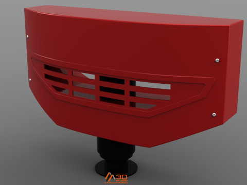 3D Front Stabilizer Unit Model 3D Model