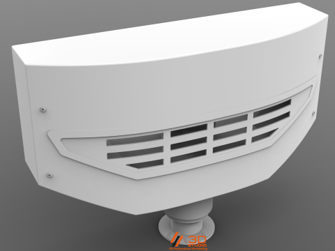 3D Front Stabilizer Unit Model 3D Model