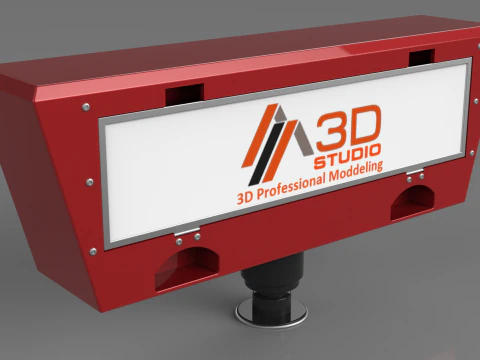 Mod&egrave;le d'unit&eacute; de stabilisateur avant 3D version 2 Modèle 3D