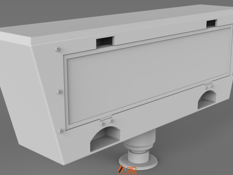 3D Front Stabilizer Unit Model Version 2 Modèle 3D