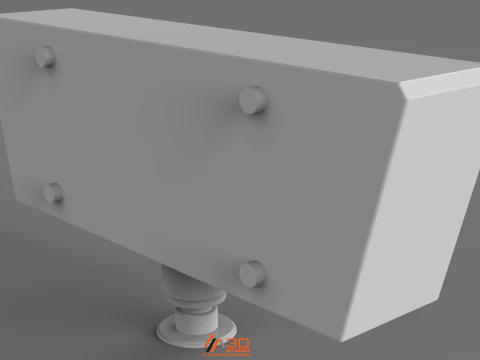 Mod&egrave;le d'unit&eacute; de stabilisateur avant 3D version 2 Modèle 3D