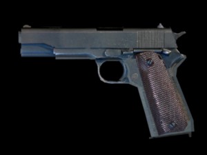 low poly m1911 colt for game Modèle 3D