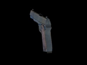 low poly m1911 colt for game 3D मॉडल