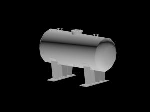industrial tank lod0lod1 3D Model