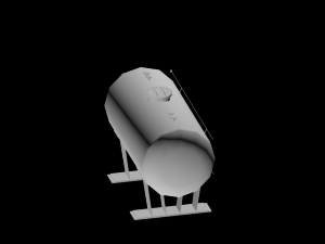 industrial tank lod0lod1 3D Model