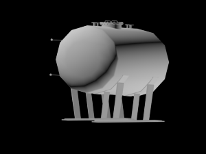 industrial tank lod0lod1 3D Model