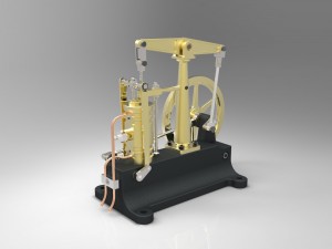 beam engine Modelo 3D