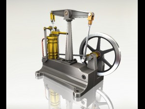 beam engine 3D Модель