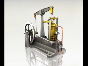 beam engine 3D Model