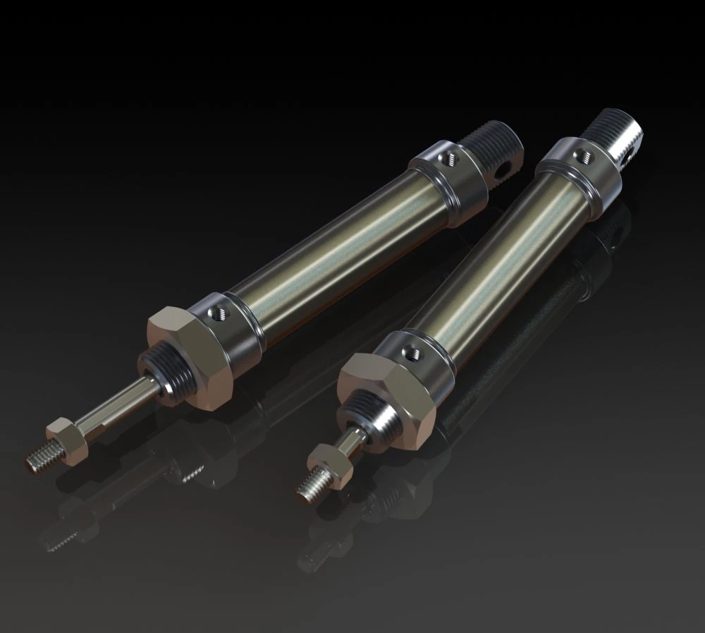 air-cylinder-16x25mm-1 3D Model .c4d .max .obj .3ds .fbx .stl .blend