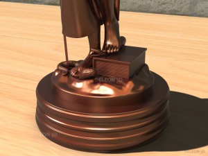 statue justice themis 3D Модель
