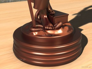 statue justice themis 3D Модель