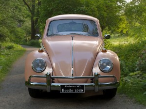 volkswagen beetle fusca 1969 3D Model