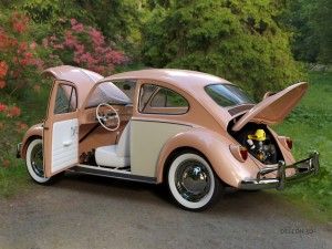 volkswagen beetle fusca 1969 3D Model