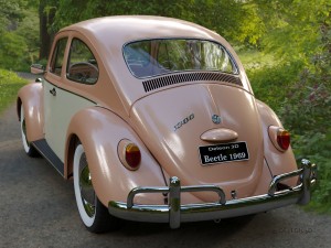volkswagen beetle fusca 1969 3D Model