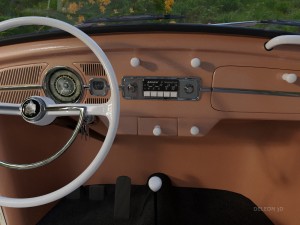 volkswagen beetle fusca 1969 3D Model