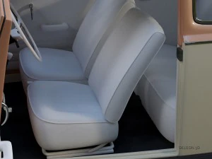 volkswagen beetle fusca 1969 3D Model