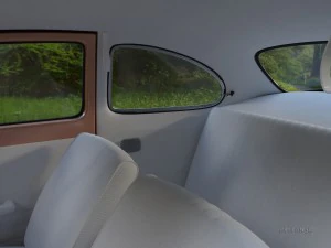 volkswagen beetle fusca 1969 3D Model